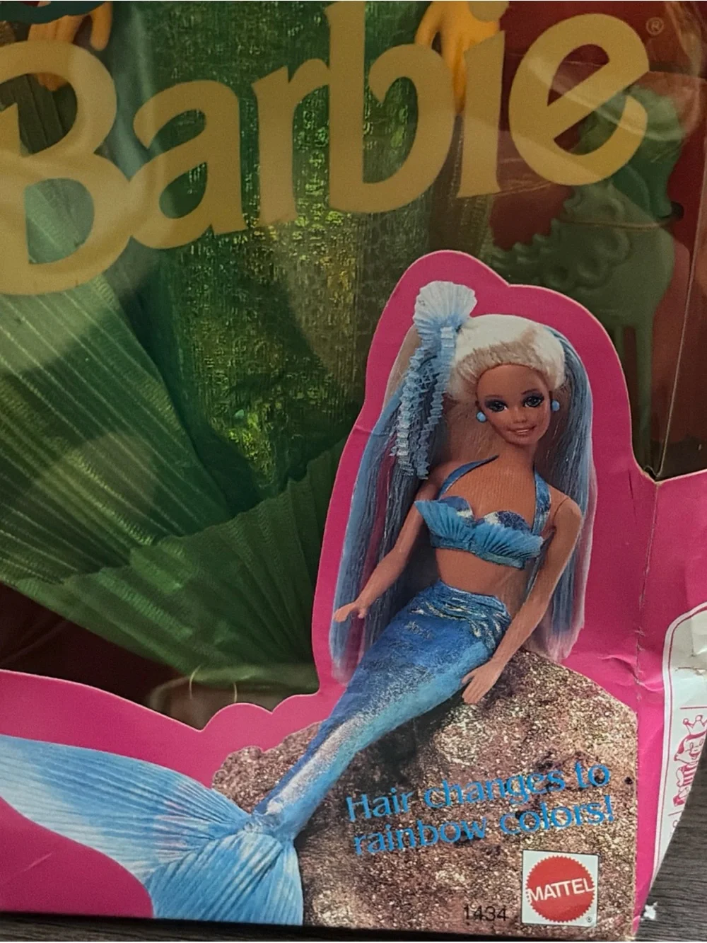 Barbie Mermaid First Edition Mattel Vintage 90's #1434 Changing Color Hair